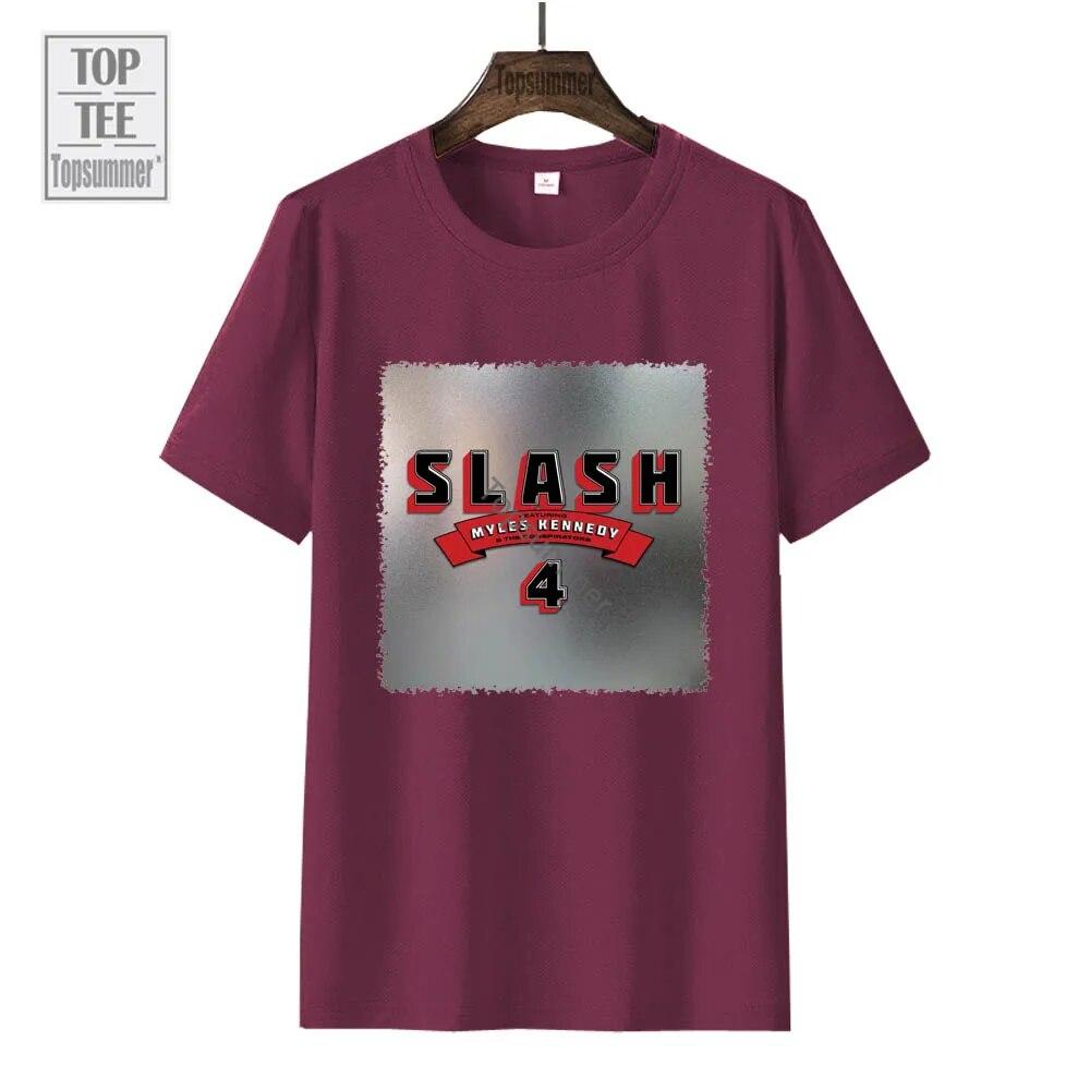 4 Album T Shirt Slash Tour T-Shirt Fashion Harajuku Oversized Tshirts Couples Graphic Print Tops