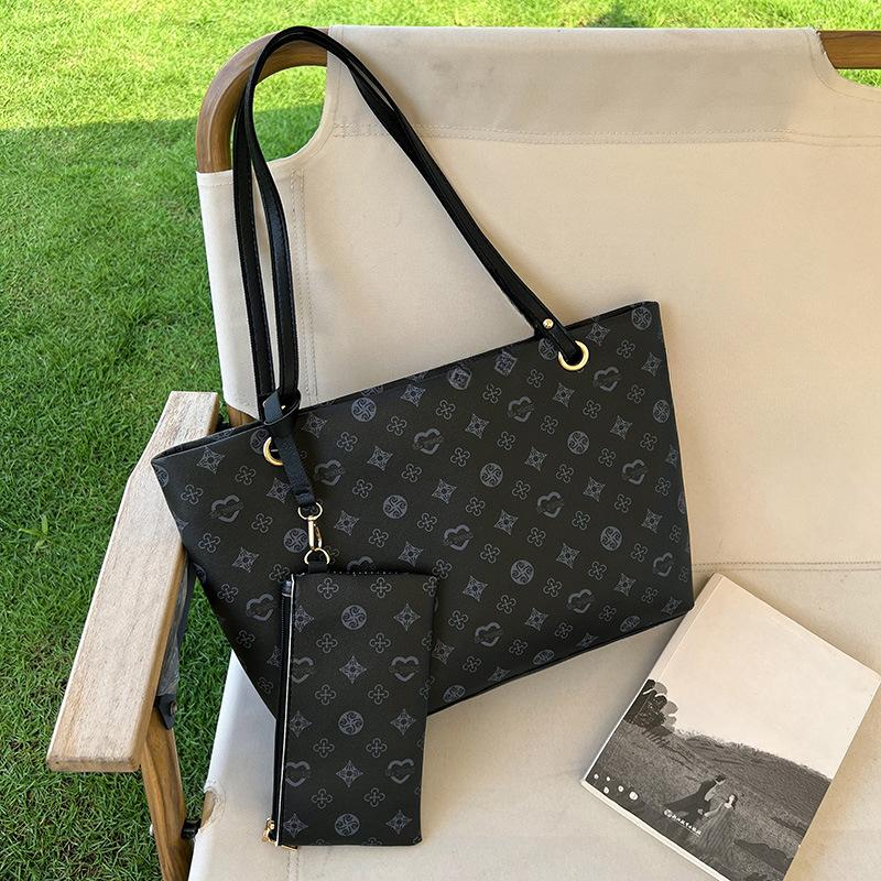 Large Capacity Shoulder Bag Two Piece Set L New Women's Bag European Tote Bag Women