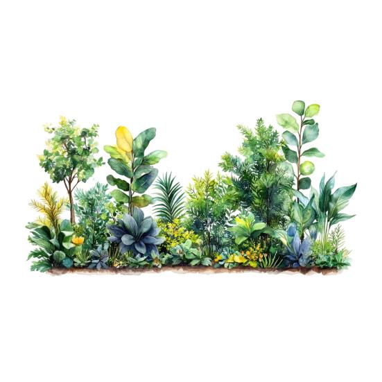 Цветочные растения в горшках Стеклянная наклейка Съемная Водонепроницаемая ПВХ Цветы Статическая стеклянная наклейка Декор для дома Гостиной Спальни Наклейка