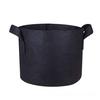 Portable 5 Gallon Black Growing Bags Non Woven Fabric Planting Ponches Shape Flower Pot