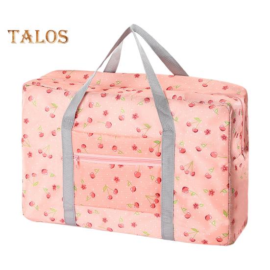 Складная дорожная сумка-тоут для ручной клади, водонепроницаемая переносная сумка для хранения с застежкой-молнией