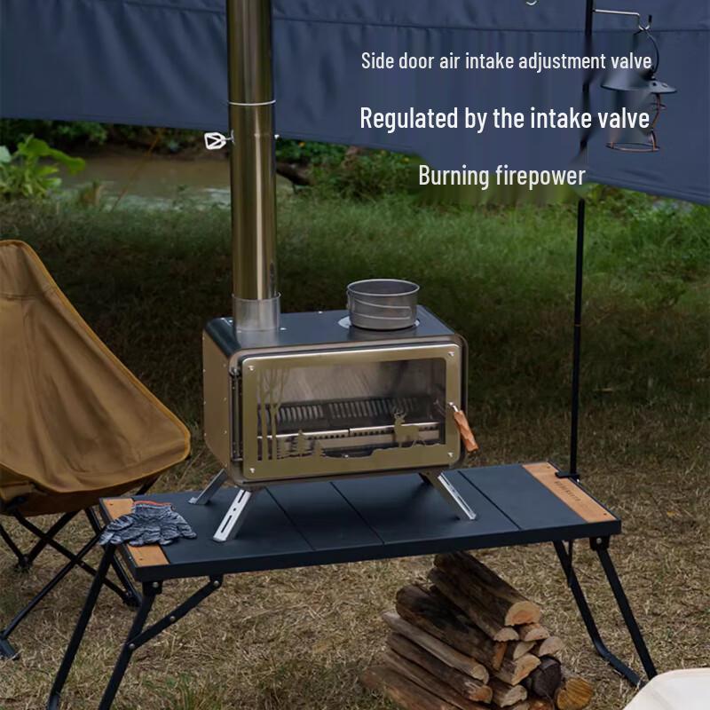 Beifu Angel Outdoor Wood Stove with Pellet Storage