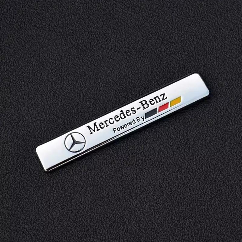Premium 3D Metal Car Fender Trunk Badge Sticker Car Styling Decal For Mercedes Benz C200 C260 C300 CLA W211 W203 W204 W210 W124