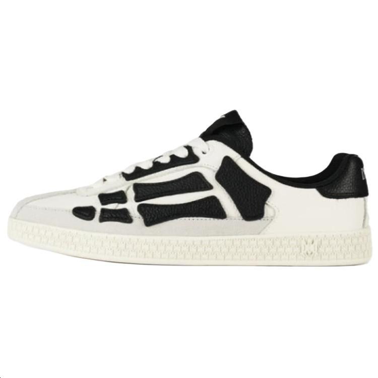 AMIRI Low top Skateboard Shoes Men's White & Black AMFOSR1126-1