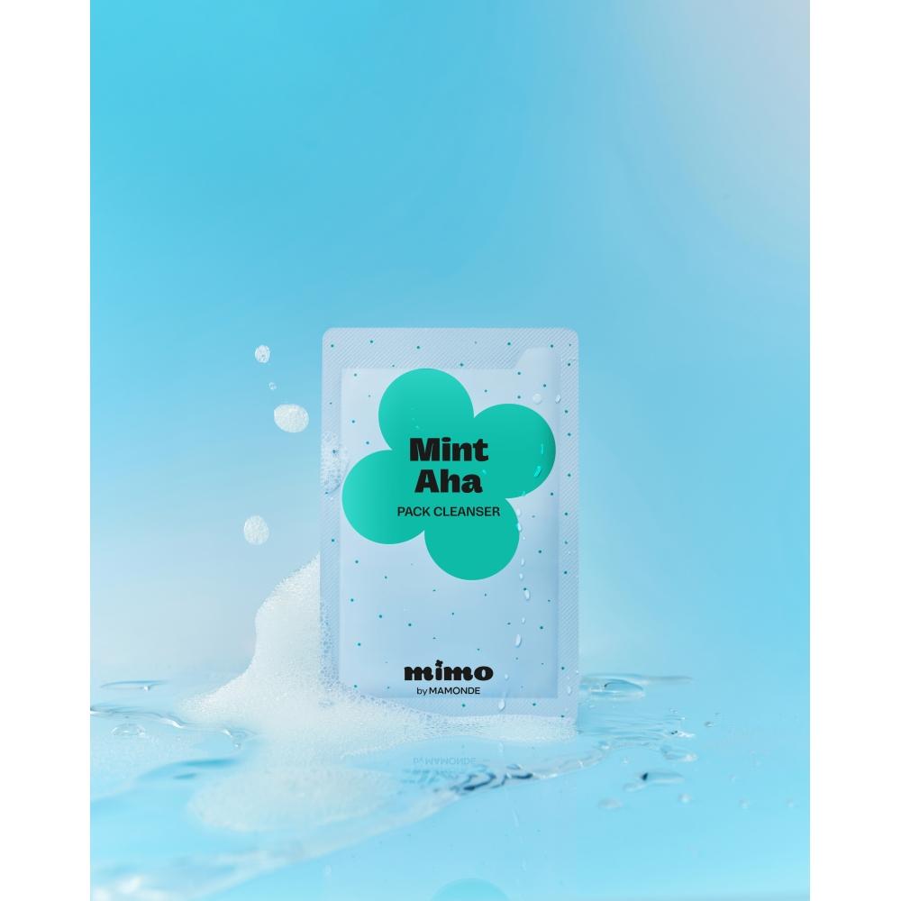 Mimo By Mamonde Очищающая маска с мятой и AHA-кислотами 4 г 6 шт. Amorepacific