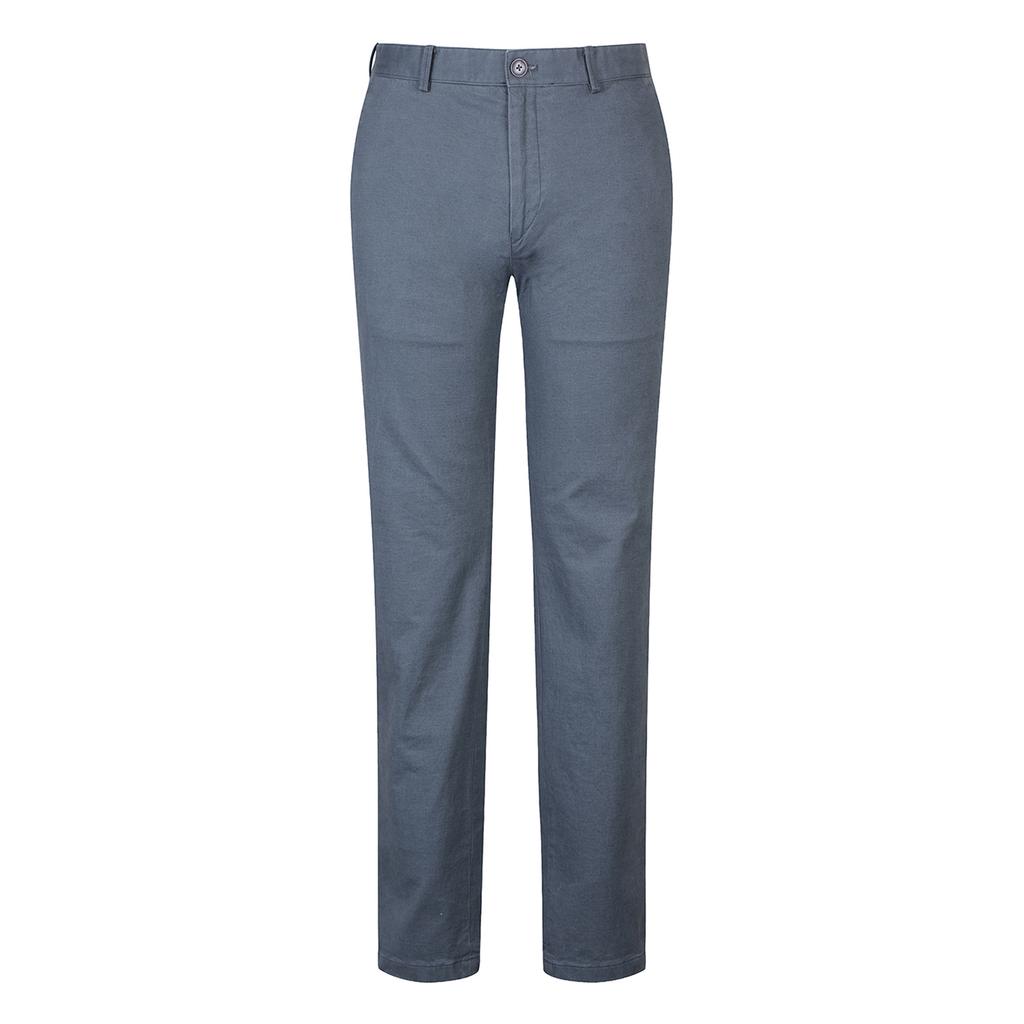 FERRAROMILANO Men'S Pigment Washed Pants Blue (Am0Dsl15143)