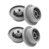 4-Piece Dishrack Wheel Spike Set 165314 for Bosch Dishwasher Lower Rack Basket Accessory Replacement