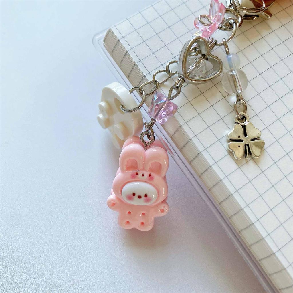 Милый брелок в виде сердца из кирпича. Нежные парные брелки в виде сердца из животных с милым дизайном из кирпича для пар.