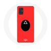 Case - Samsung - Galaxy A51 - Soft - Red - Triangle Soldier Mask