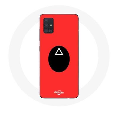 Coque - Samsung - Galaxy A51 - Souple - Rouge - Masque Soldat Triangle
