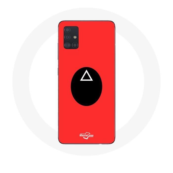 Case - Samsung - Galaxy A51 - Soft - Red - Triangle Soldier Mask