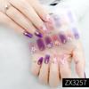 ZX 3D Waterproof No-Cure Gel Nail Wraps, Full Cover Minimalist Luxury Style Nail Stickers, Nail Patch Films
