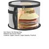 Oversized Clear Hat Storage Bag with Handle Zipper Closure Transparent Design Foldable Cowboy Hat Organizer Wide Brim Hat Case