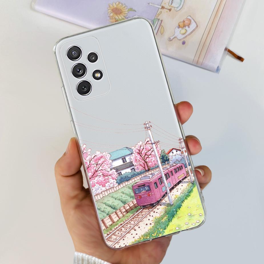 For Samsung Galaxy A32 4G Case Sm-A325F Soft Silicone Stylish Painted Cover Case For Samsung A32 A 32 5G A326B Back Cover Bumper
