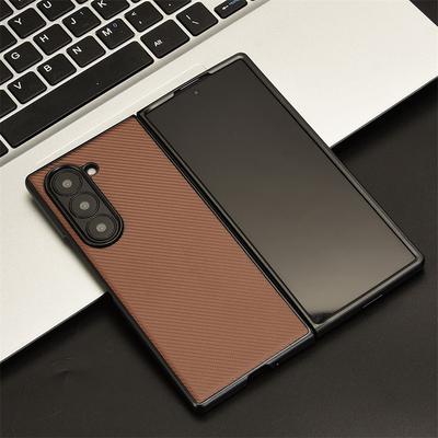 Для Samsung Galaxy Z fold6 5G чехол роскошный PU кожаный жесткий ПК пластиковый защитный чехол Capa для Galaxy Z fold 5 4 3 2 1 5G Funda