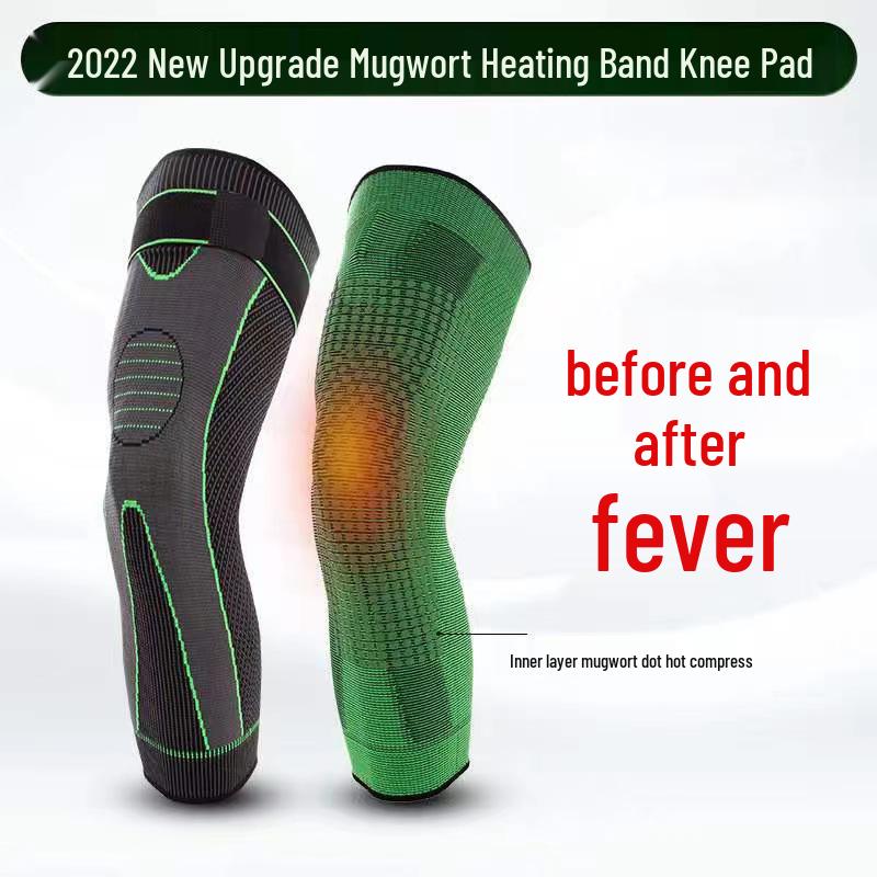 Полынь Нескользящие наколенники для мужчин и женщин - Длинные, тонкие, нейлоновые, для холодных ног