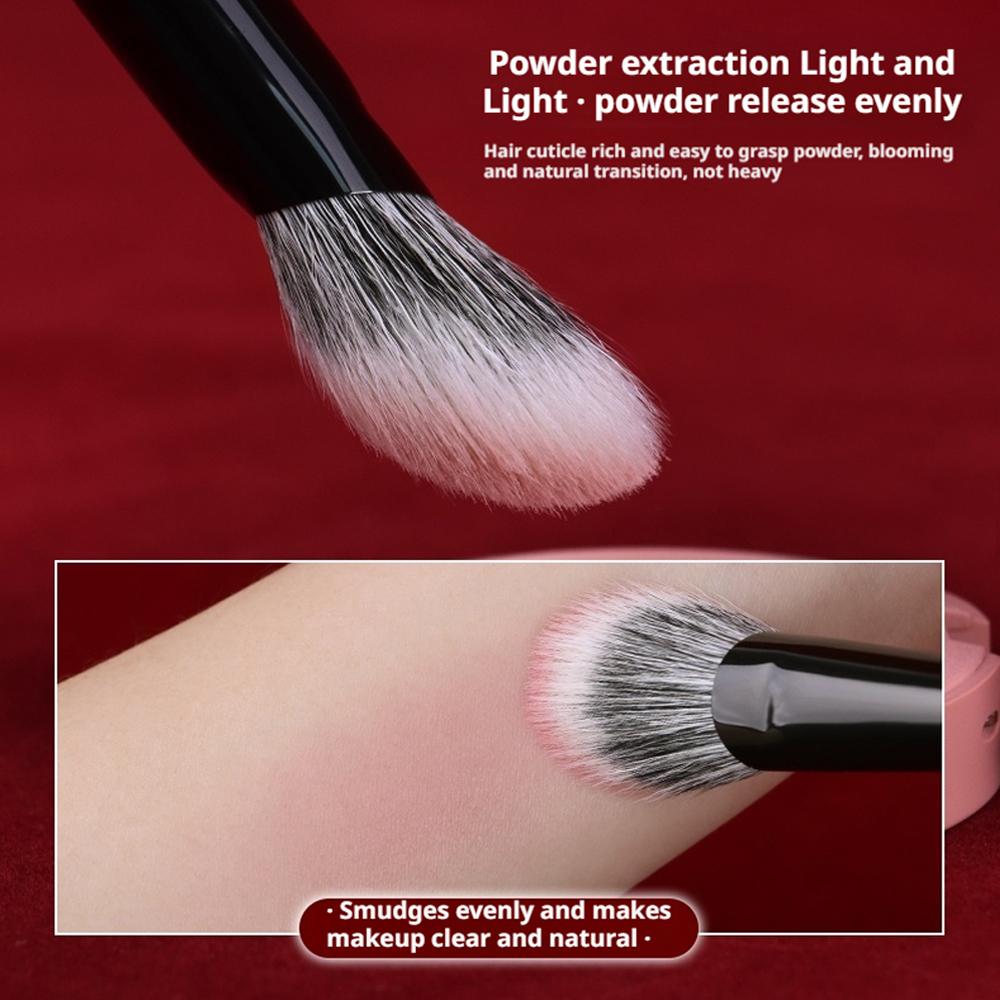Slope Angle Blush Brush Makeup Artist Professional Powder Stippling Face Beauty Small & Brush T X0A6