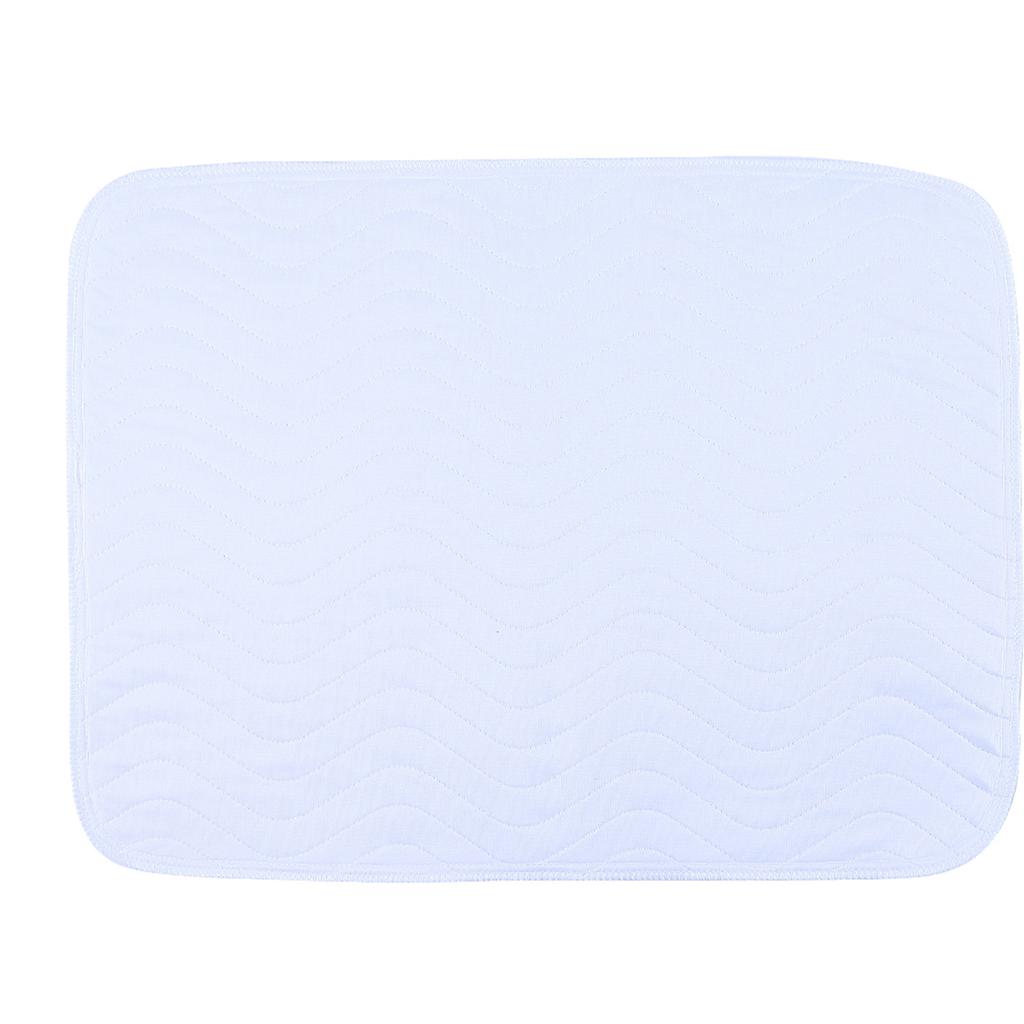 2pcs Reusable Washable Pad Absorbent Pad For Adults Blue White 45 X 60cm