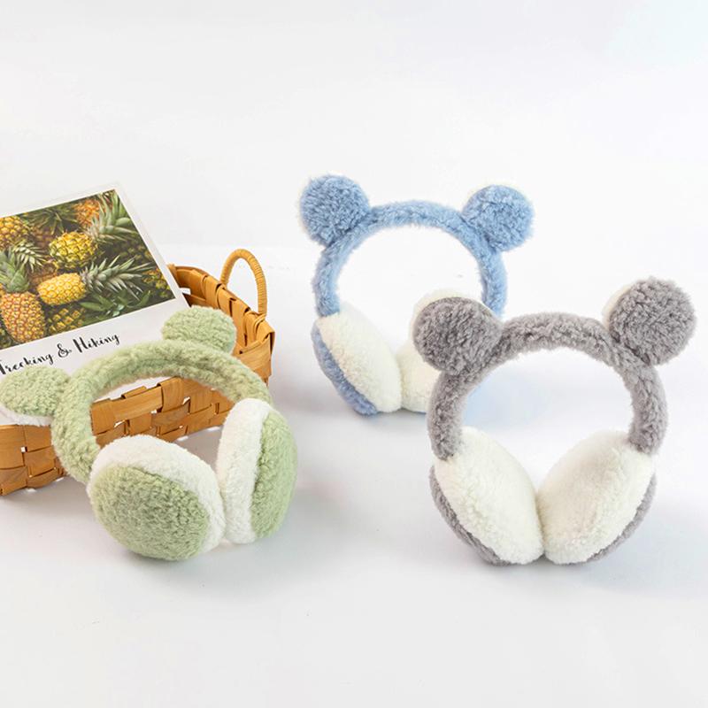 1 шт. наушники зимний теплый головной убор маленький медведь защита от холода уши