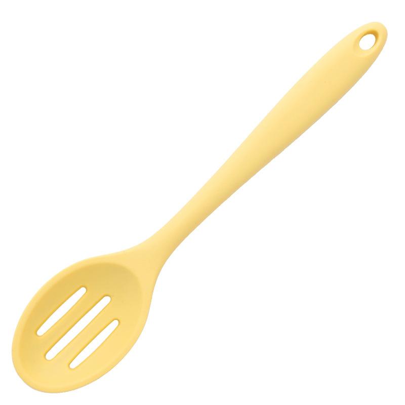One-piece Silicone spoonHigh-temperature Resistant Cooking Denser Kitchen Utensils Small Soup Spoons Salad Spoons