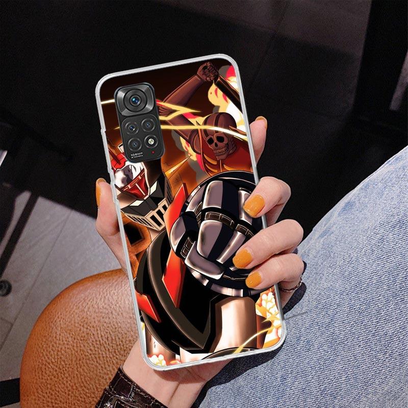Manga Mazinger Z Anime Phone Case For Xiaomi Redmi Note 15 14 13 12S 12 11 Pro Plus 14S 11S 11E 10 10S 11T 5G Personalized Cover