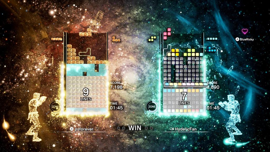 Эффект Подключено PS4 Tetris® -