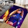 Квадратный ковер Stargirl, нескользящий коврик для пола для дома, гостиной, идеальный подарок для фанатов.chl