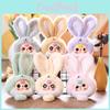 Adorable Bunny Plush Toy Lightweight Key Chain For Backpack Decoration Gift And
