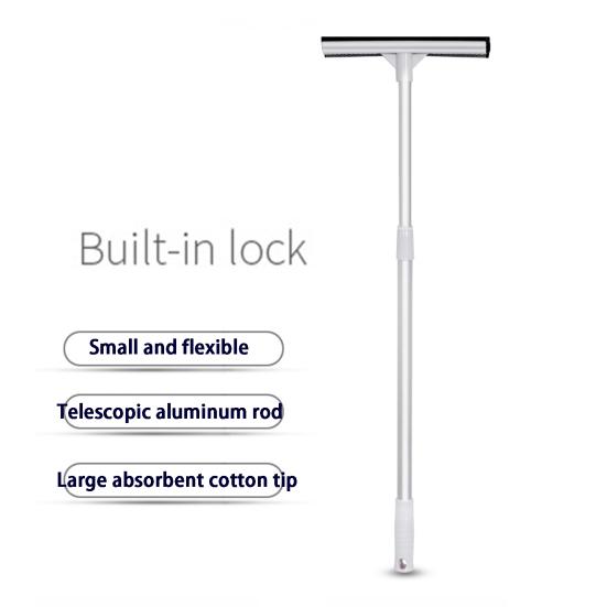 Многофункциональный скребок для окон, телескопический, со съемной длинной ручкой, двухсторонний скребок для окон, очиститель, инструмент для чистки, товары для дома
