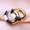 KNIKOO Round Clip Earrings For Women Fashion Earrings Jewerly For Wedding Party Gifts