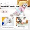 Cat Neutering Suit Pet Weaning Suit Surgery Recovery Clothes Anti-Licking Kitten Jumpsuit Breathable Pet Sterilization Vest