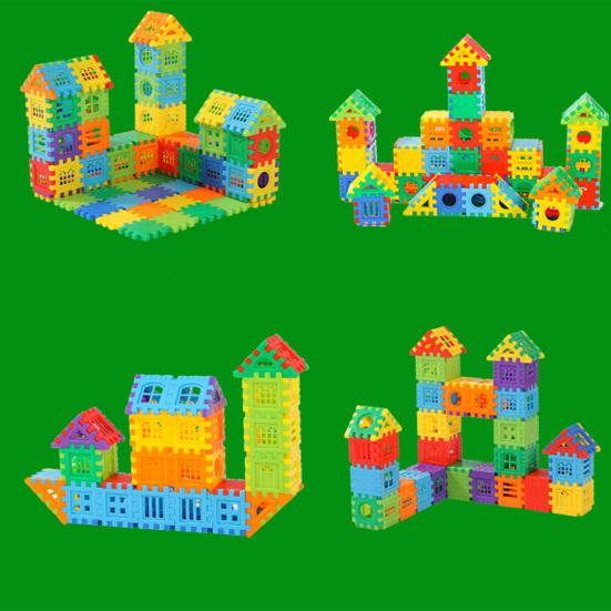 1 комплект строительных игрушек, креативные детские строительные блоки, игрушки, гигантские вафельные блоки, обучающие игрушки для детей
