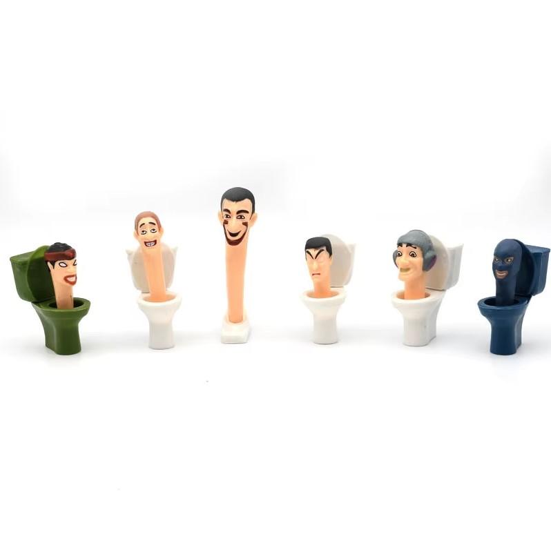 Фигурки Скибиди Туалет Skibidi Toilets набор фигурок детские игрушки 12 шт 5-9.3 см