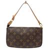 Used Monogram Pochette Accessoires M40712 Canvas Brown Authentic 1208
