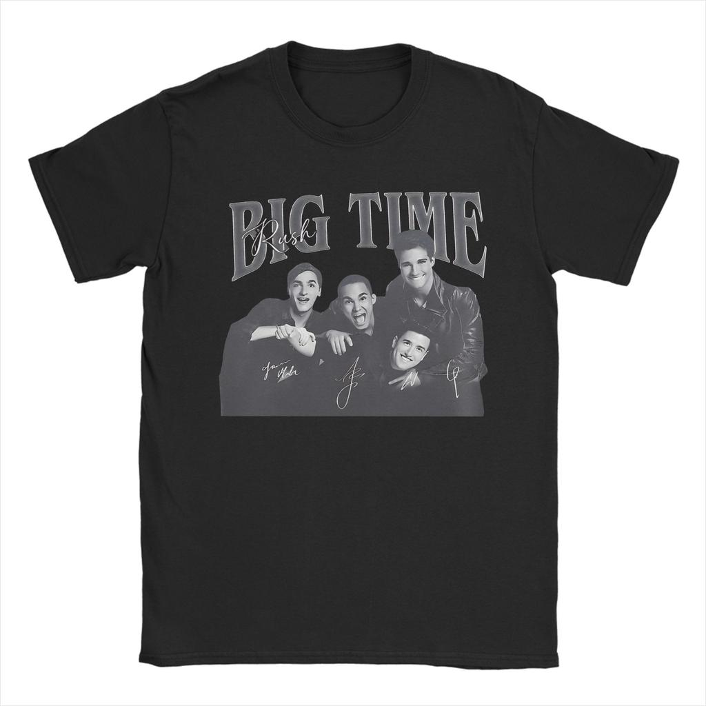 Big Time Rush 2025 Outfit Unisex T Shirts Pure Cotton Tee Graphic Printed  Tops Tshirt