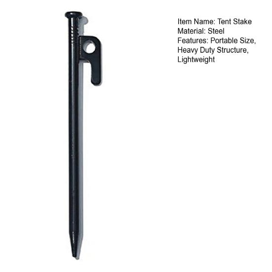 1/4/6 шт. 20/25/30/40 см стальной колышек для палатки сверхпрочный для улицы, пешего туризма, кемпинга, палатки, тента, навеса, ветрозащитный, грунтовый штырь, гвоздь, металлический колышек для палатки