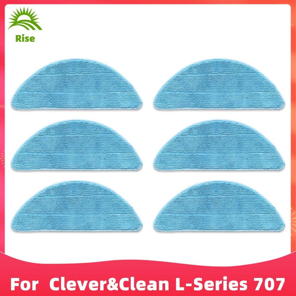 Fit For Clever and Clean L-Series 707 Robot Vacuums Roller Side Brush Hepa Filter Mop Cloths Spare Part Accessory Replacement