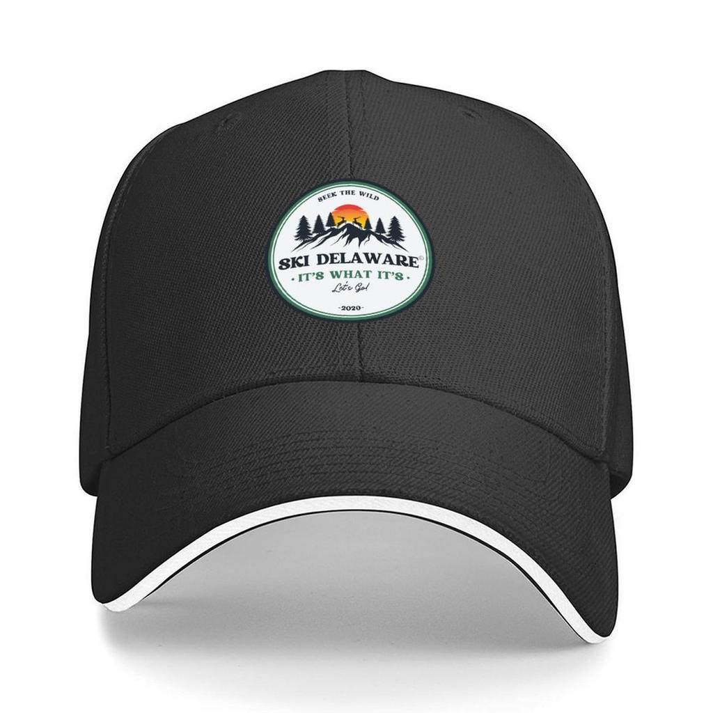 Ski Delaware Baseball Cap Golf Hat Vintage western Hat Big Size Hat Hats Man Women's