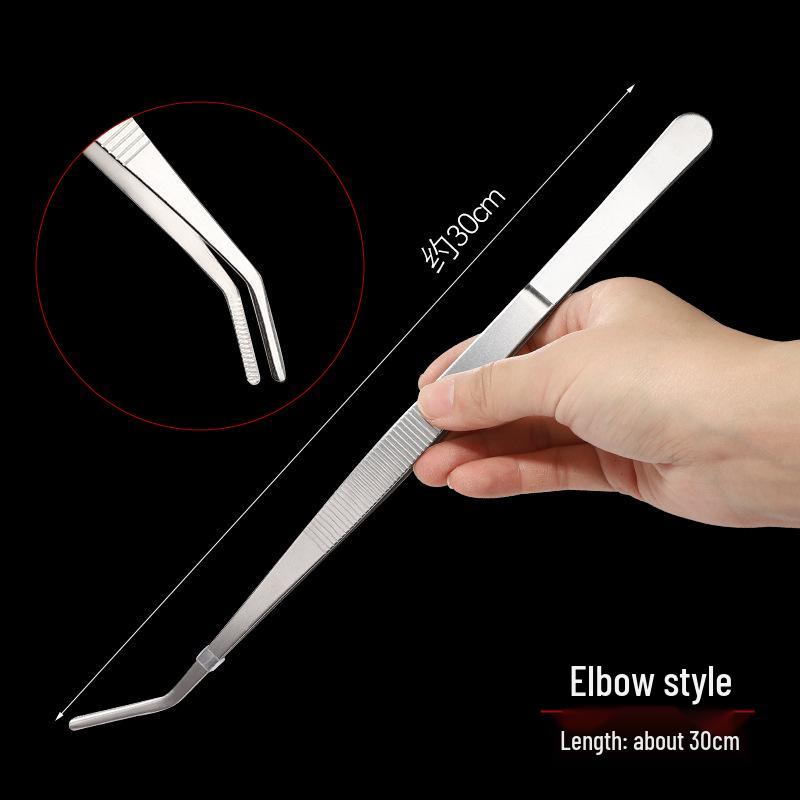 Нескользящий пинцет из нержавеющей стали для садоводства, аквариумов и суккулентов