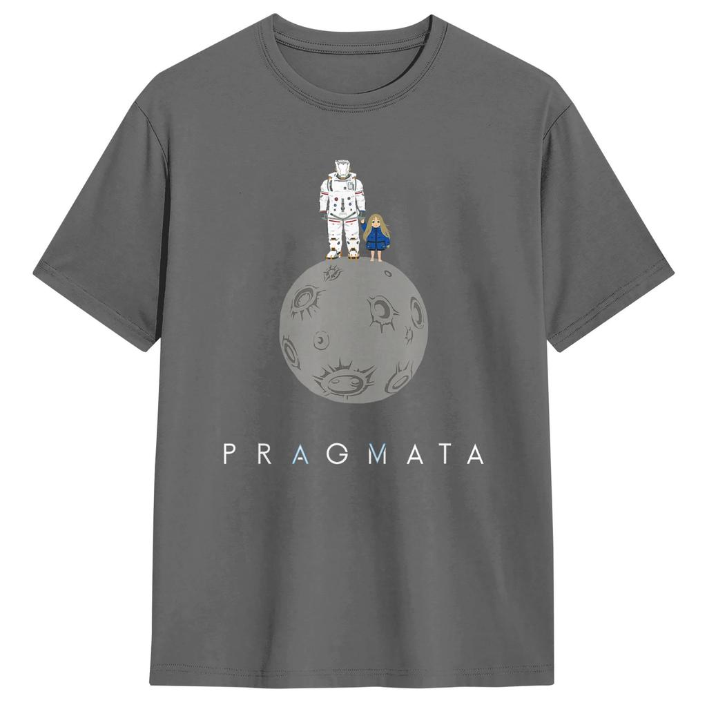 Pragmata Diana Аниме Футболка Унисекс Винтажные Футболки Пляжная Круглый Вырез Харадзюку Футболка Оптом Одежда Большого Размера