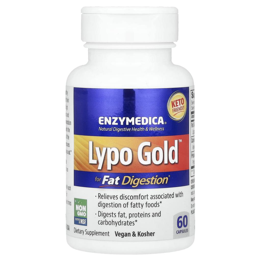 Lypo Gold™, Fat Digestion, 60 Capsules