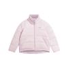 Женская пуховая куртка Li Ning Fitness Series, цвет порошка корня лотоса, фиолетовый, AYMS028-7