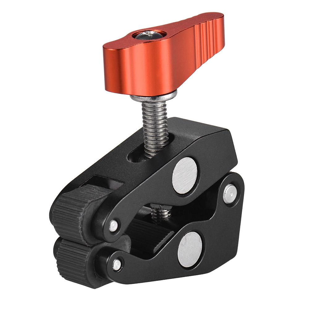 Щипцы для краба Andoer Clip Super Clamp с винтовым отверстием 1/4 дюйма и 3/8 дюйма