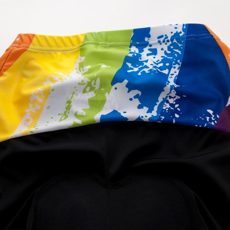 Летний короткий комплект одежды для езды на велосипеде, мужские спортивные трикотажные костюмы, черные брюки-комбинезон