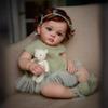 55CM Washable Lifelike Soft Hand-painted Simulation Baby Reborn Doll Children Accompany Play Doll