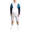 adidas Толстовка с капюшоном Originals Trefoil Nova с цветным блоком и логотипом, с длинным рукавом, мужские толстовки с капюшоном, белая CE4801
