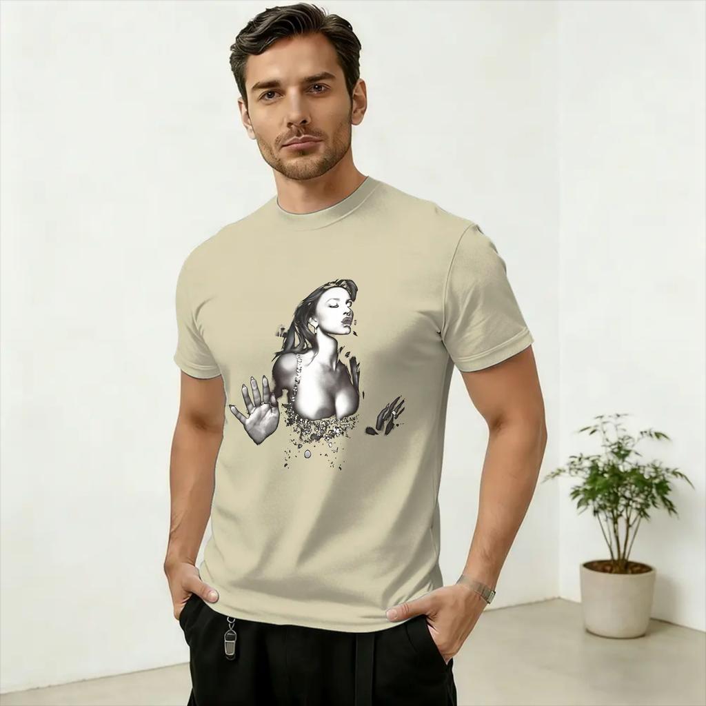 Sydney Sweeney Unisex T Shirts Awesome Tees Short Sleeve O Neck T-Shirt Cotton Printed Tops