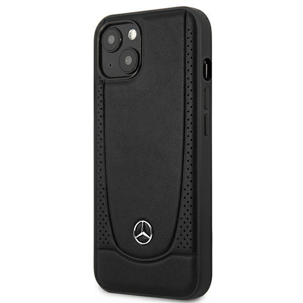 Etui do iPhone 14 Plus Mercedes Hardcase Leather Urban Czarny