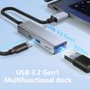2-в-1 USB C OTG Адаптер для зарядки USB 3.2 Gen1 OTG Разветвитель PD60W Быстрая зарядка 5 Гбит/с Передача данных Кабель для телефона