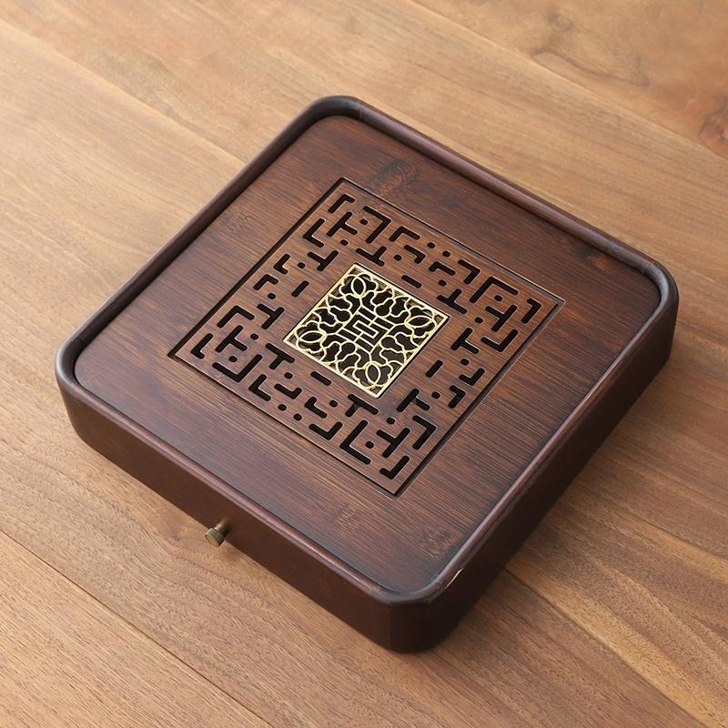 Домашний и кухонный чайный поднос, переносная посуда для чая, прямоугольный бамбуковый поднос Ta Kawi для чайного стола Chaban, сервировочные подносы